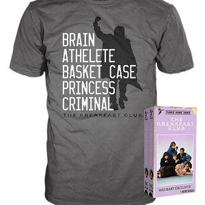 THE BREAKFAST CLUB Tee Shirts FUNKO VHS box NIB